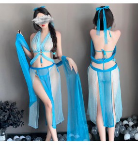 FEE ET MOI - Sexy Classical Style Sheer Tassel (Blue)